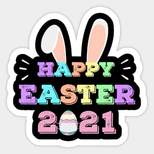 this Happy Easter 2021 for women, men and kids Cute gift Sticker